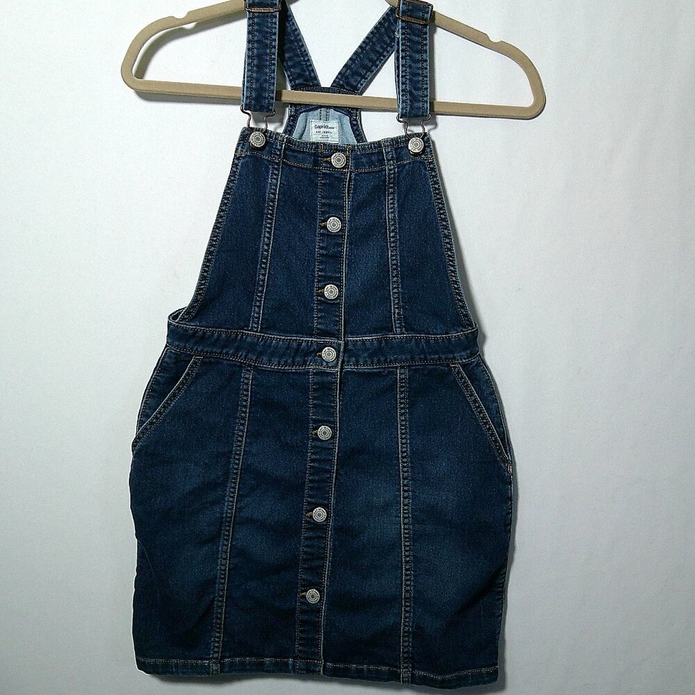 Girls GapKids Denim Jean Overall Dress Size XXL